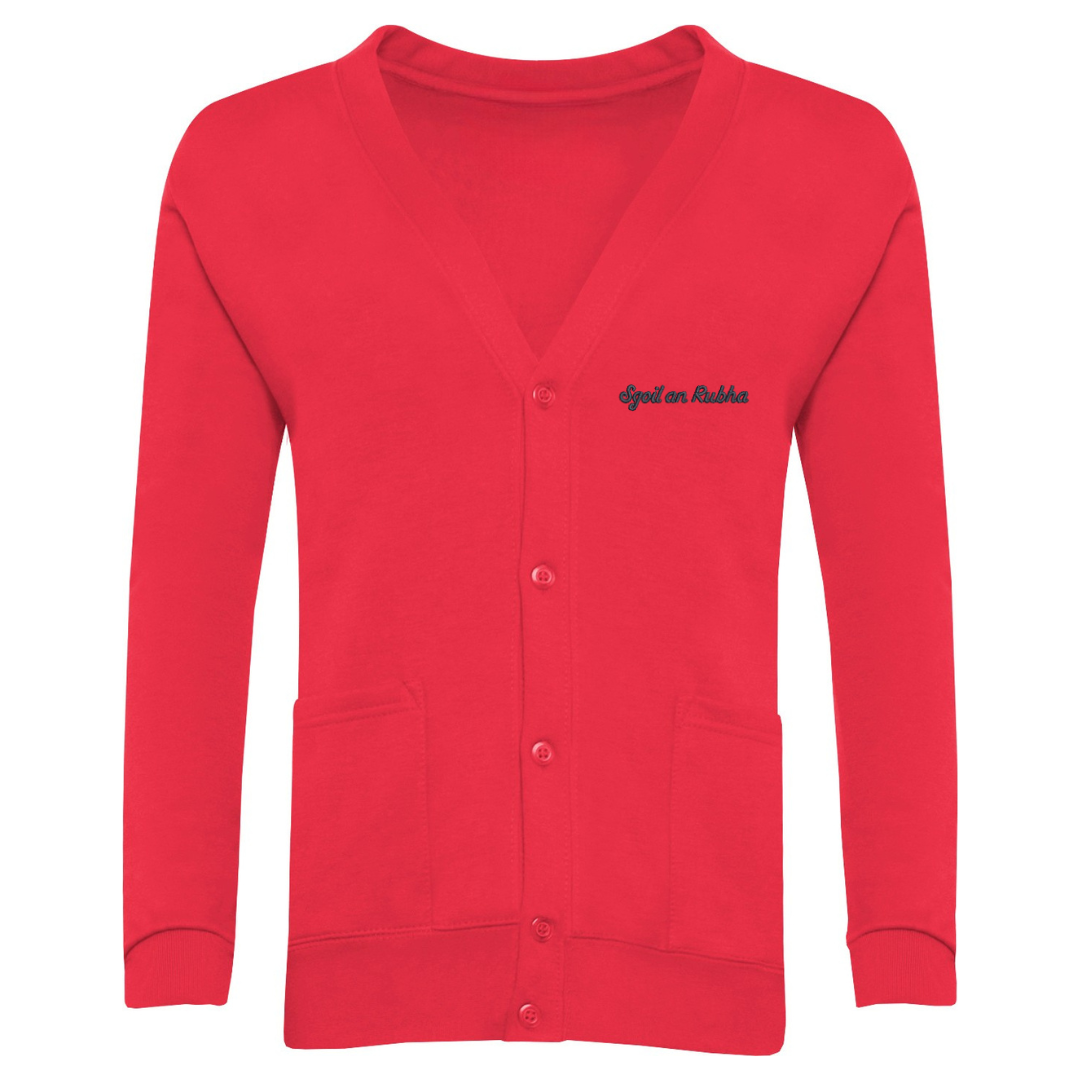 Sgoil an Rubha Select Cardigan with logo (EMB)
