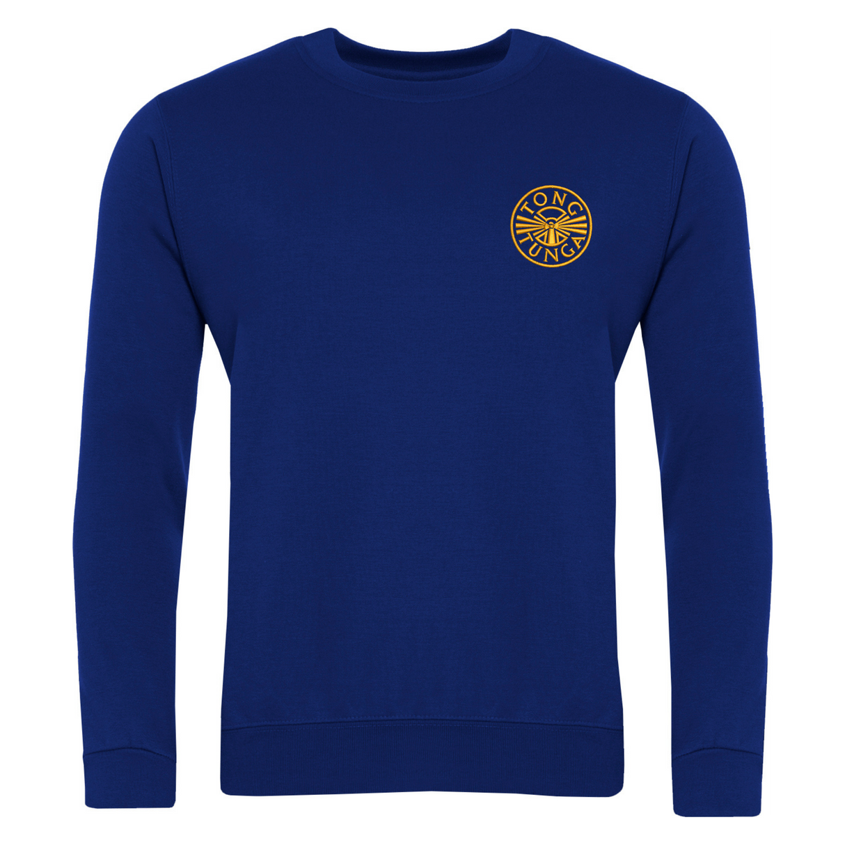 Tong Crew neck Sweatshirt with logo (EMB)