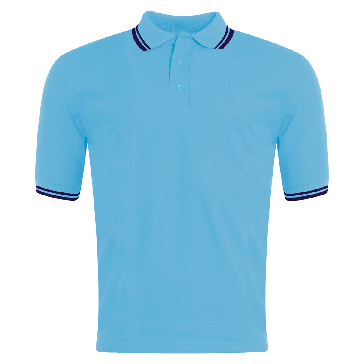 Abronhill Primary Trimmed Polo Sky/Navy