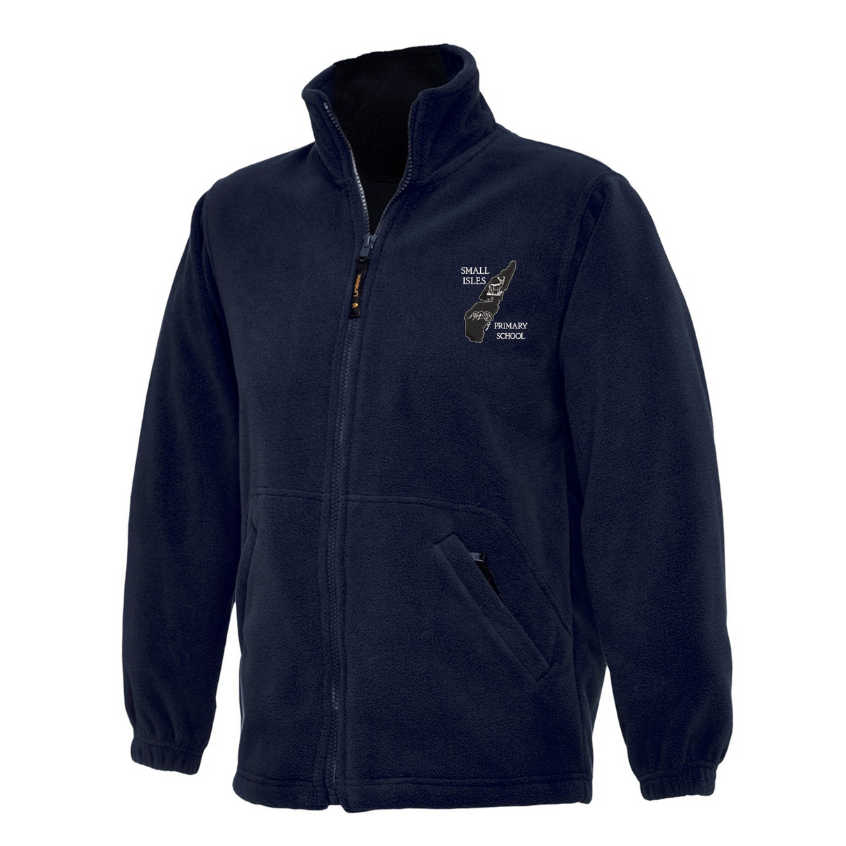 Small Isles School Navy Polar Fleece with logo (EMB)