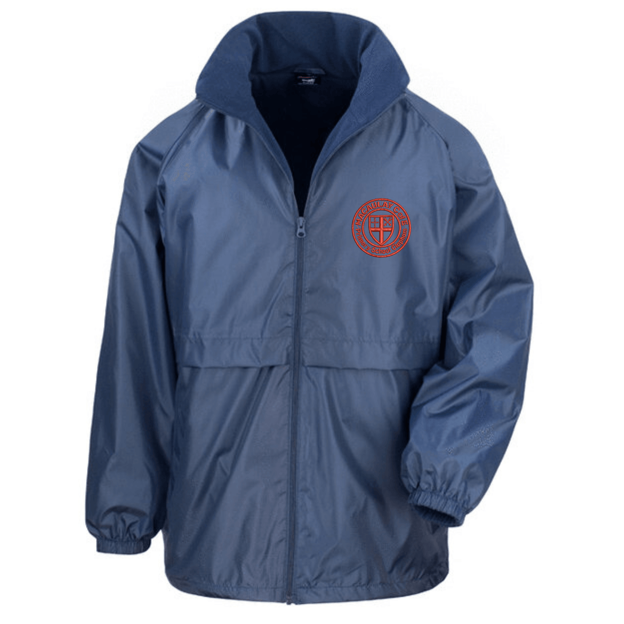 Macaulay School Waterproof Jacket with logo (EMB)