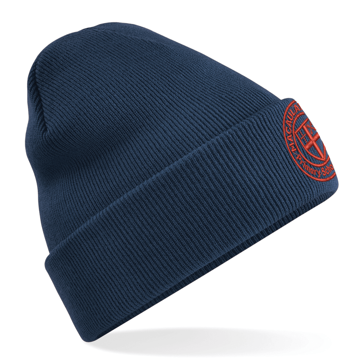 Macaulay School Beanie Hat with logo (EMB)