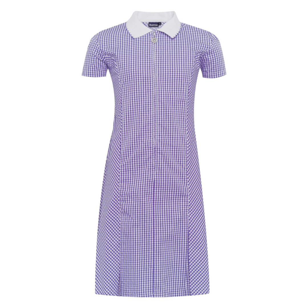 Nene and Ramnoth Purple Check Dress