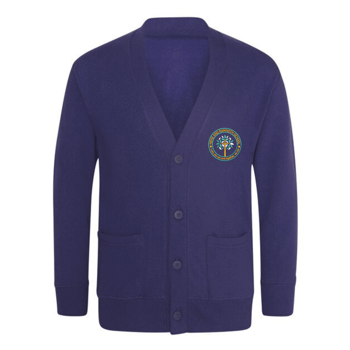 Nene and Ramnoth Cardigan (with pockets) with logo (EMB)