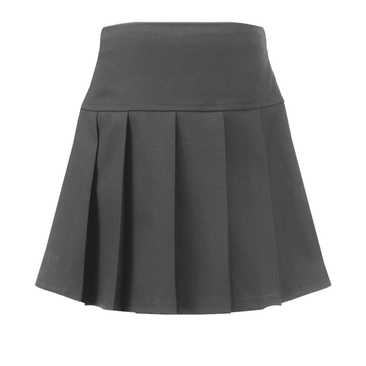 Shawbost School Junior Girls Panel Full Pleated Skirt Grey