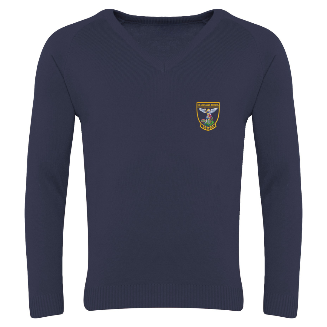 St Michael's School, Burghclere Premier LC V Neck (EMB)