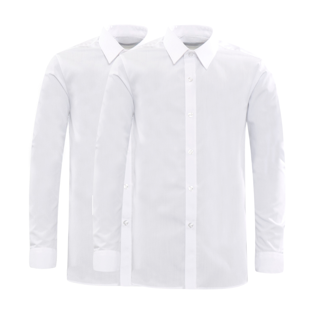 St Michael's School, Burghclere 2-Pack Regular Fit Shirt - Long Sleeve