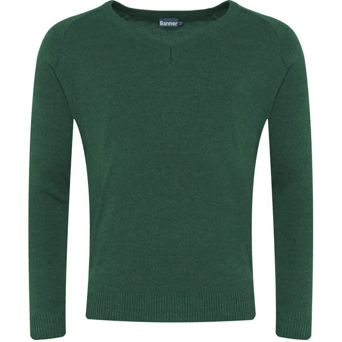 50/50 Cotton/Acrylic V-Neck Jumper 2850