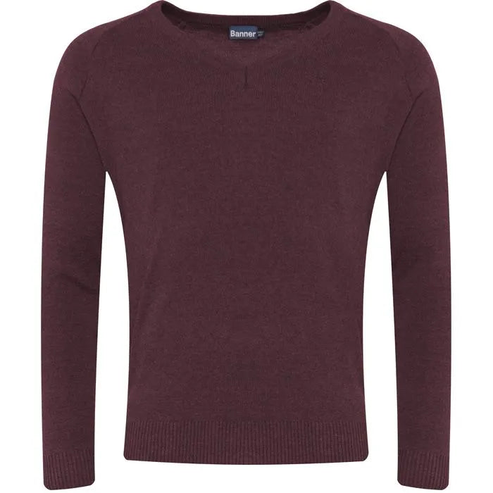 50/50 Cotton/Acrylic V-Neck Jumper 2850