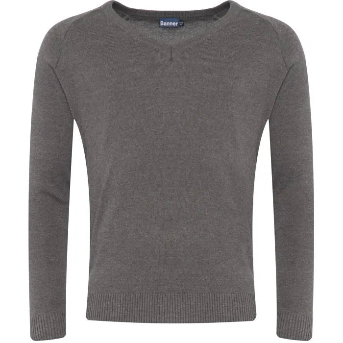50/50 Cotton/Acrylic V-Neck Jumper 2850