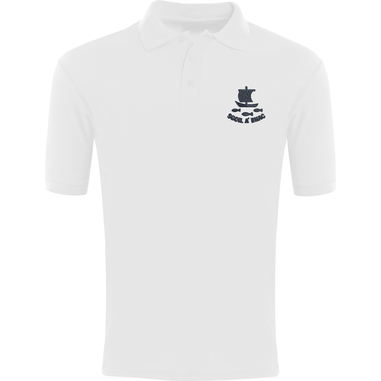 Back School Polo Shirt with logo (EMB)