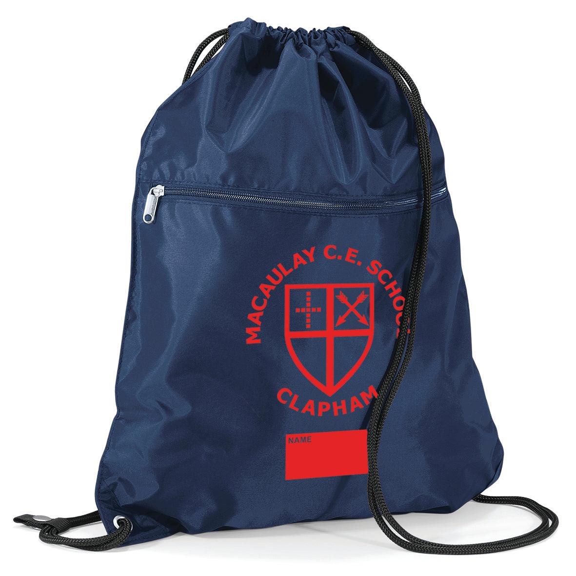 Macaulay School Senior Gym Bag with logo (Print)