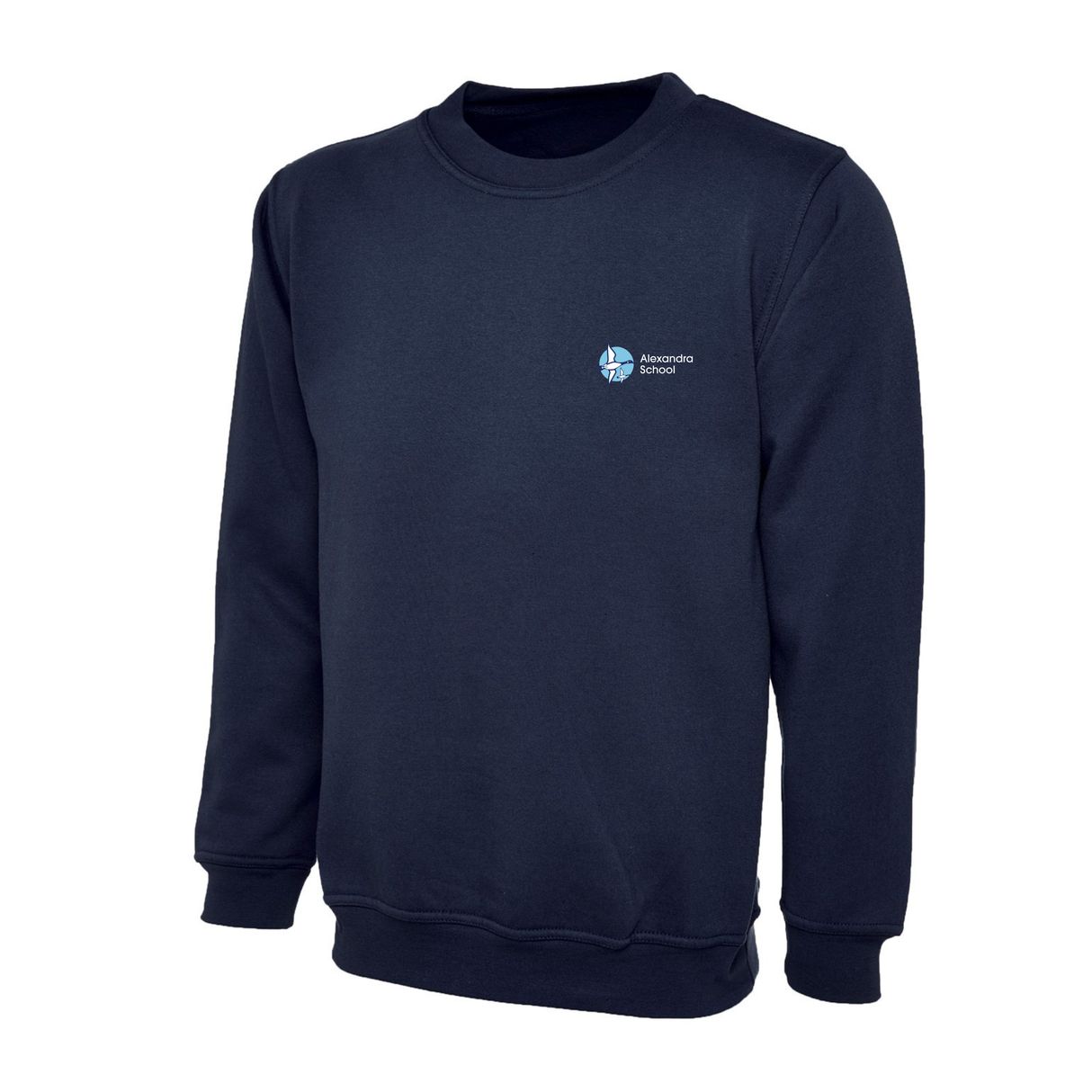Alexandra School Navy Classic Crew Neck Sweatshirt (Print)