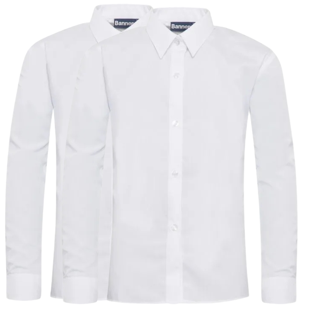 2-Pack Slim Fit Long Sleeve Blouse