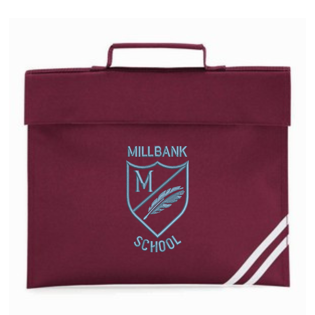 Millbank Primary School Book Carrier with logo (Print)
