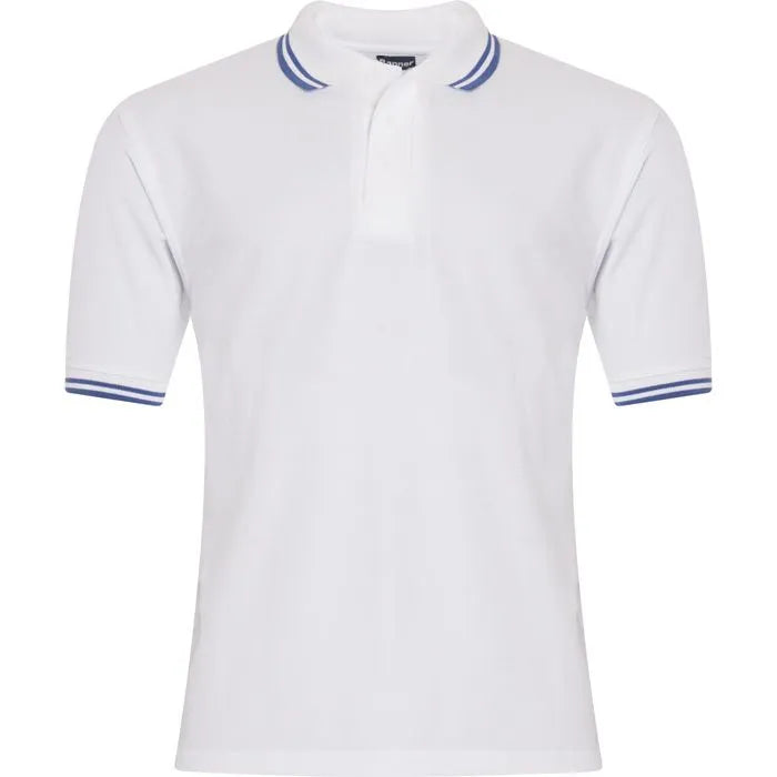 Banner Tipped Penthouse School Polo Shirt 3PT / 0834 | Kids & Adult Sizes
