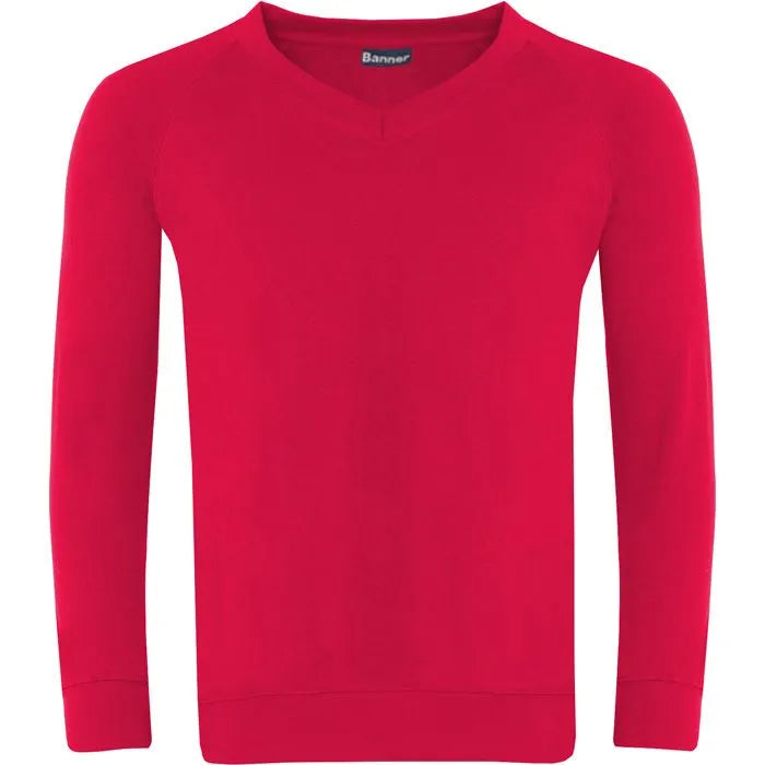 Classic V-Neck Sweatshirt 0308