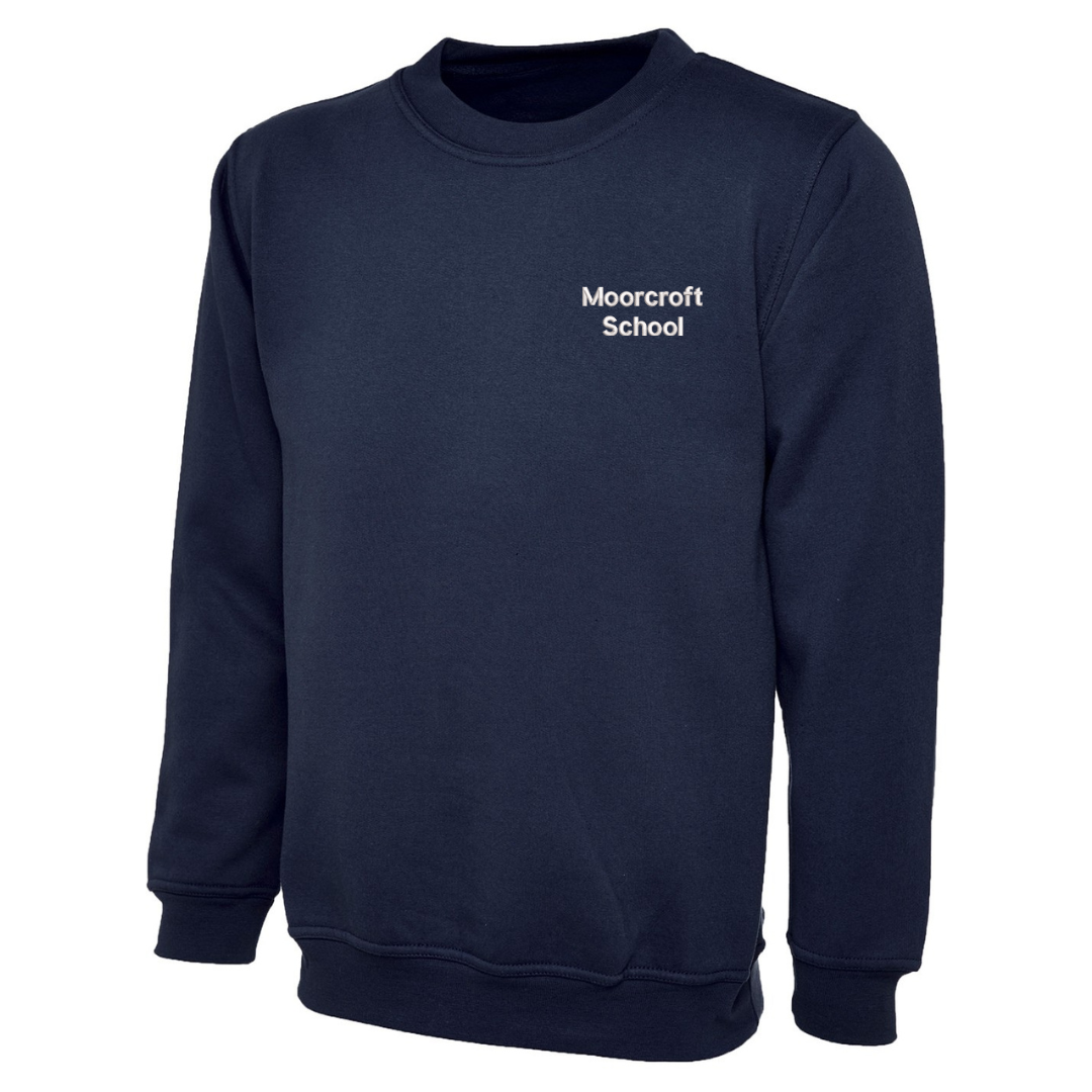 Moorcroft School Select Drop Shoulder with logo (EMB)