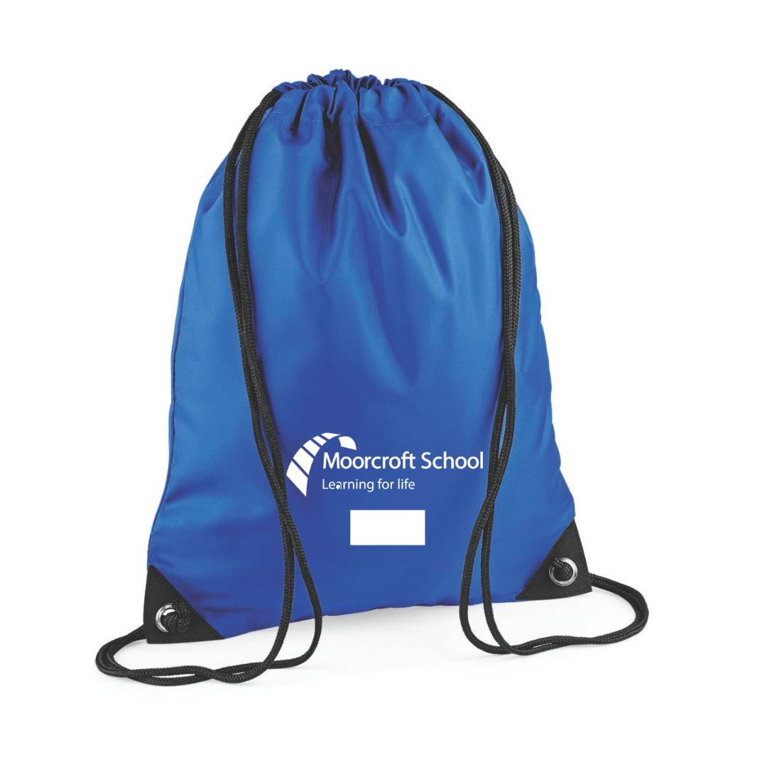Moorcroft School Gym Bag with Logo