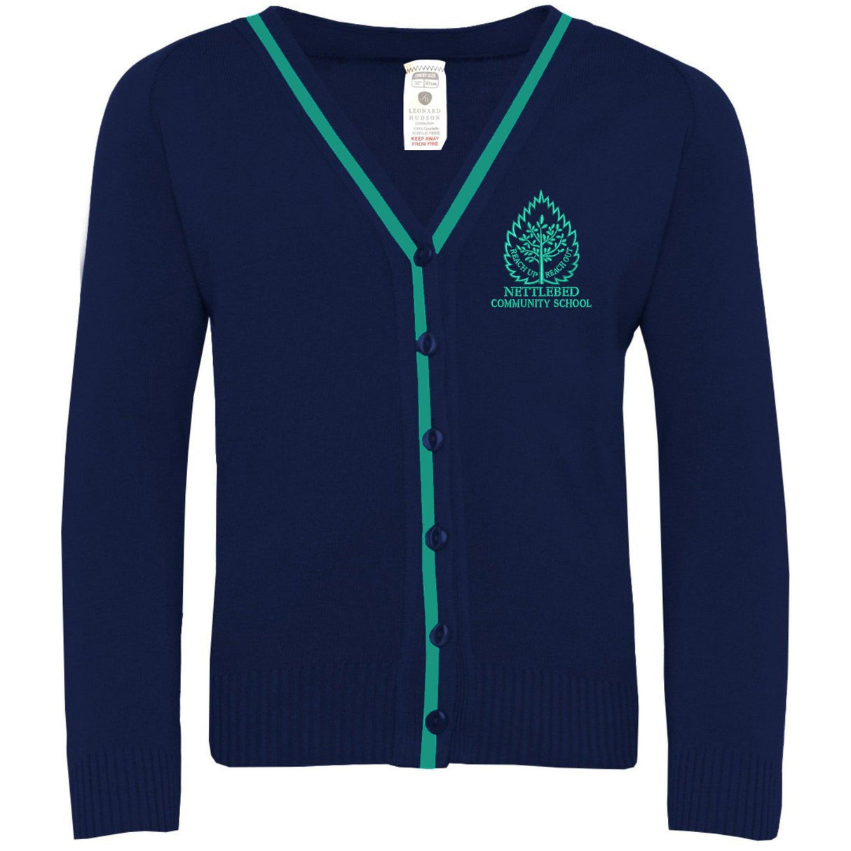 Nettlebed Cardigan with logo (EMB)