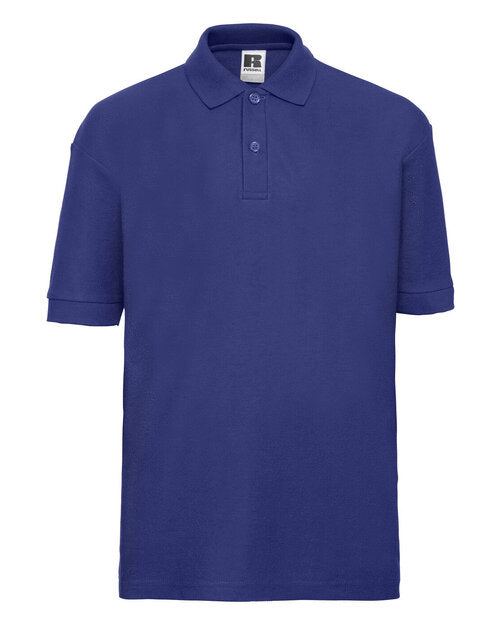 Bright Royal Russell classic polycotton school polo shirt