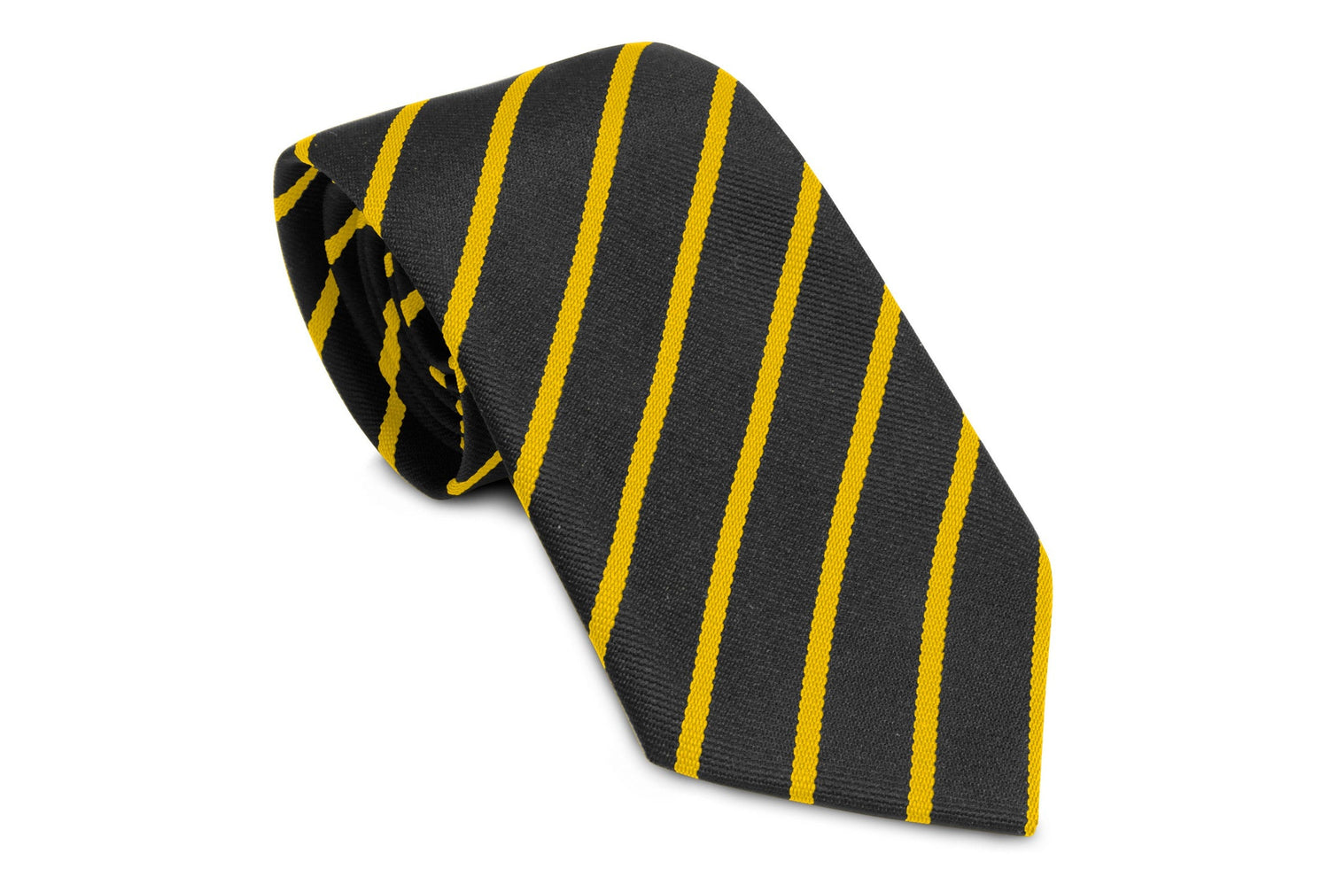 Stock Design Ties Black with Single Gold Stripe (5402-9111) - Lynendo Trade Store