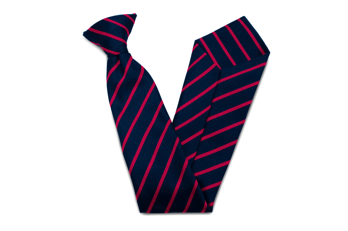 Stock Design Ties Navy with Single Red Stripe (5402-9113) - Lynendo Trade Store