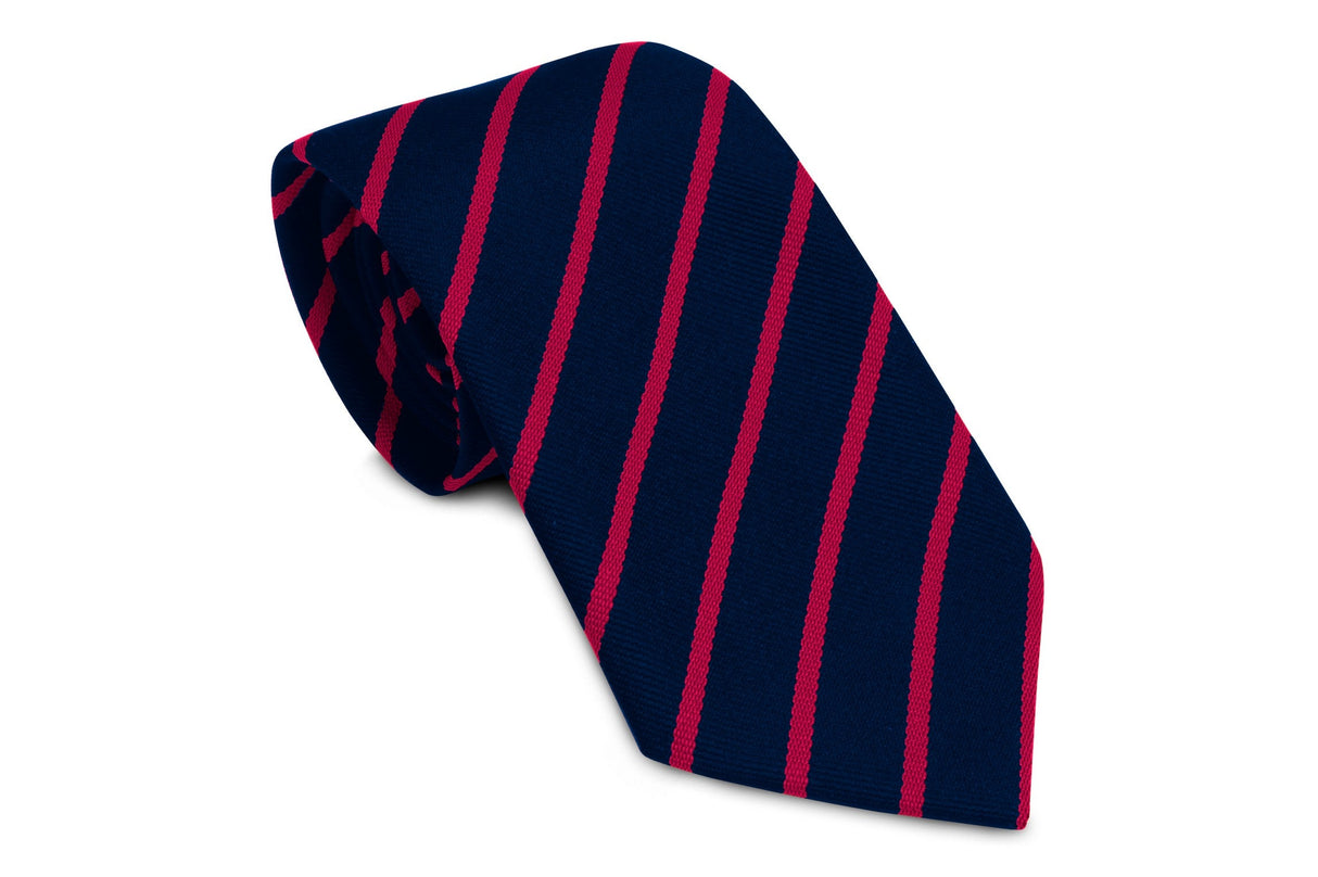 Stock Design Ties Navy with Single Red Stripe (5402-9113) - Lynendo Trade Store