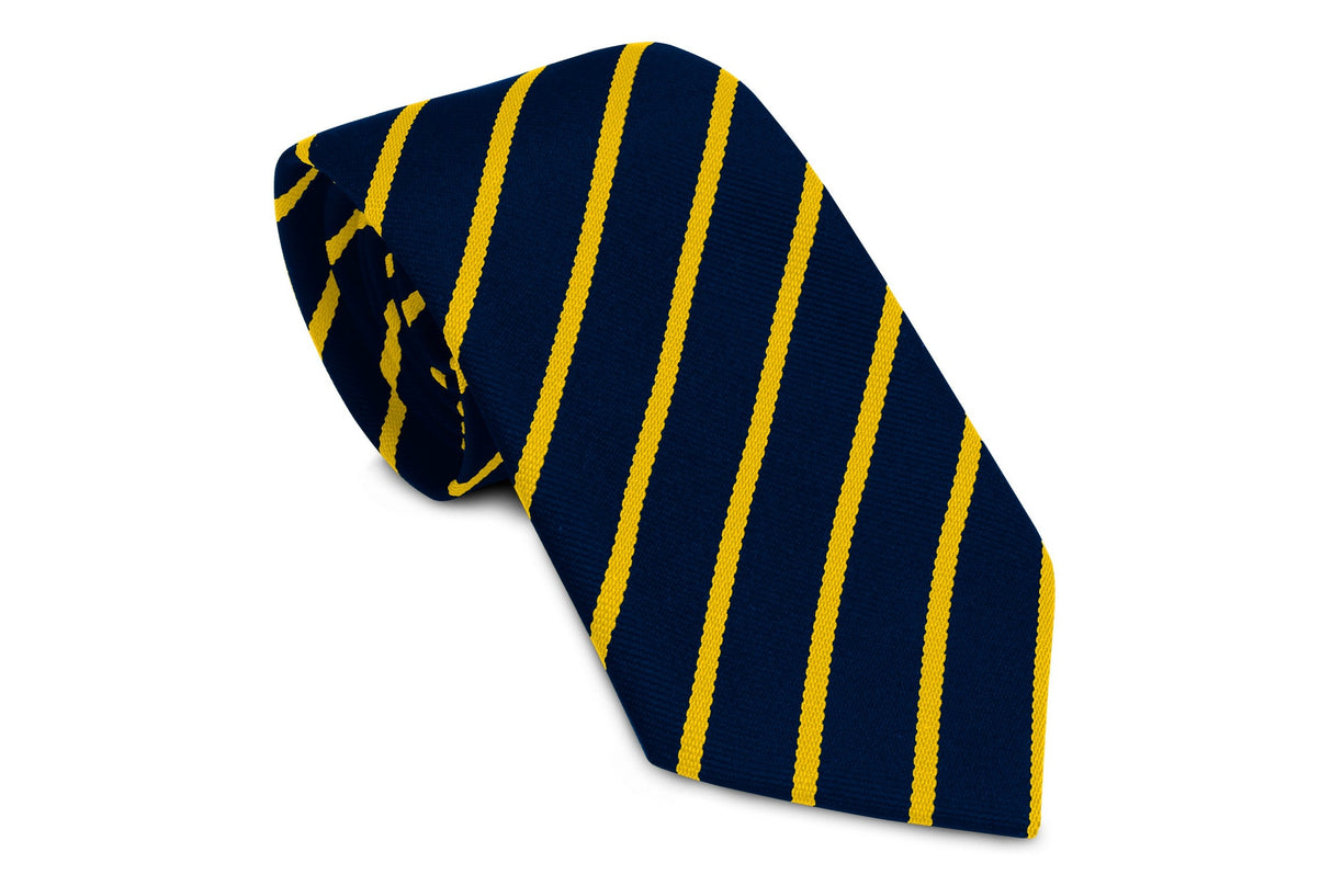 Stock Design Ties Navy with Single Gold Stripe (5402-9118) - Lynendo Trade Store