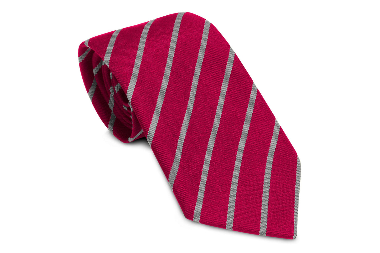 Stock Design Ties Red with Single Grey Stripe (5402-9120) - Lynendo Trade Store