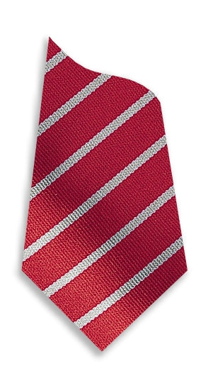 Stock Design Ties Red with Single Grey Stripe (5402-9120) - Lynendo Trade Store