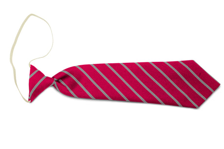 Stock Design Ties Red with Single Grey Stripe (5402-9120) - Lynendo Trade Store