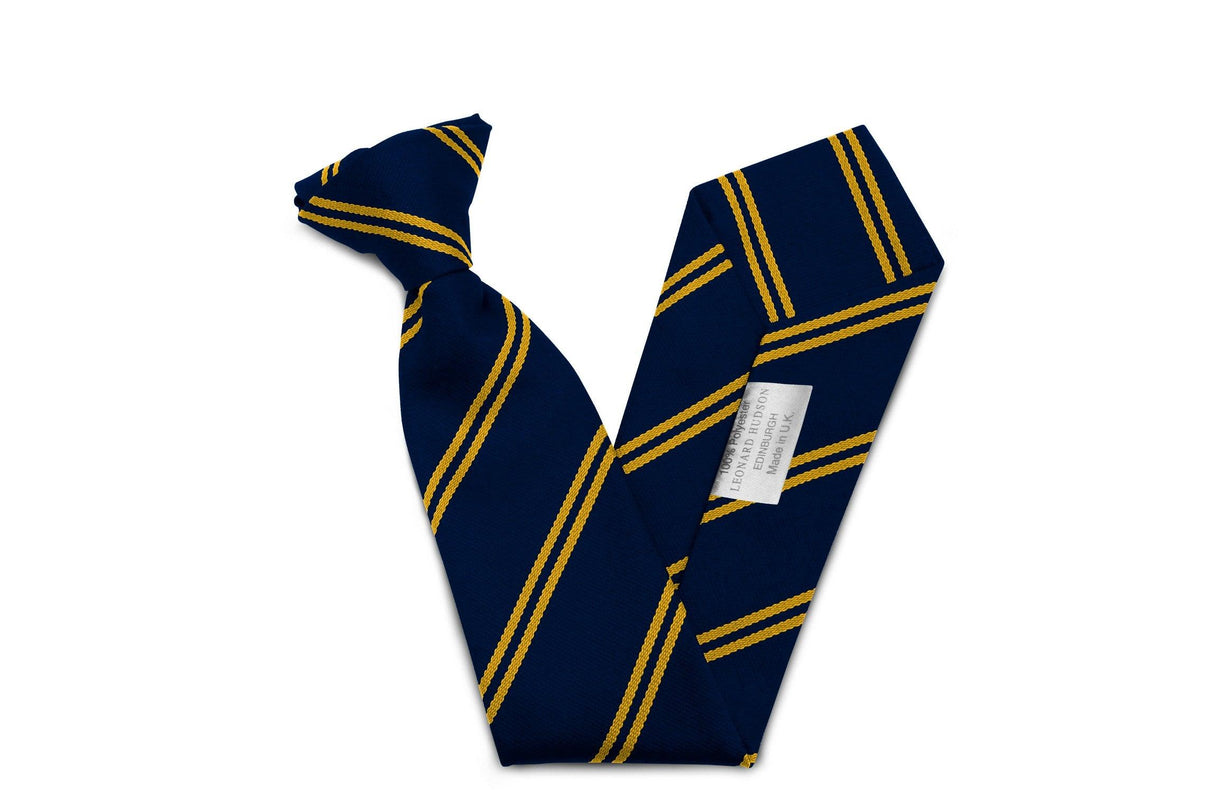 Cluny Navy/ Gold Double Stripe Ties