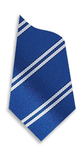Stock Design Ties Royal with double White Stripe (5403-9209) - Lynendo Trade Store