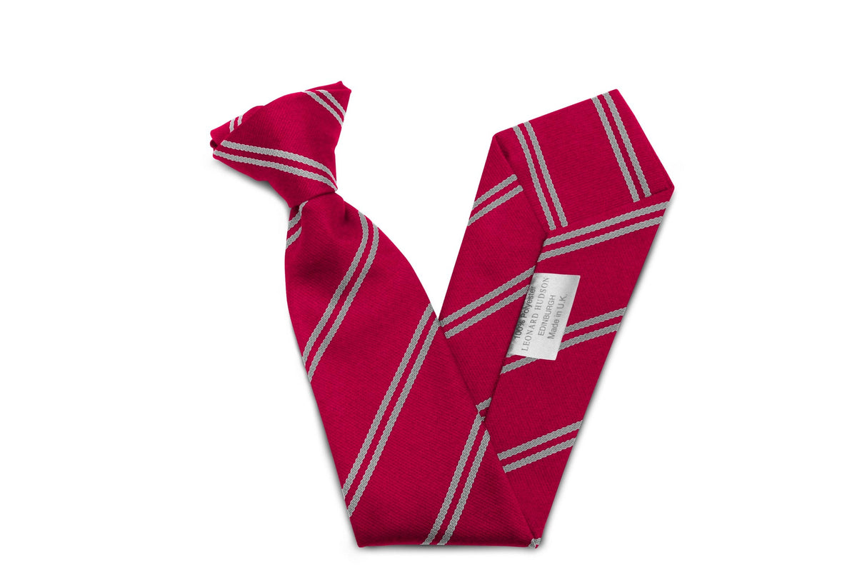Stock Design Ties Red with double Grey Stripe (5403-9212) - Lynendo Trade Store