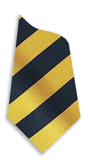 Stock Design Ties in Navy and Gold Equal Stripe (5404-9513) - Lynendo Trade Store