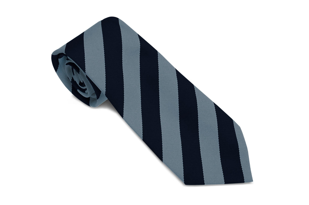Stock Design Ties in Navy and Sky Equal Stripe (5404-9518) - Lynendo Trade Store