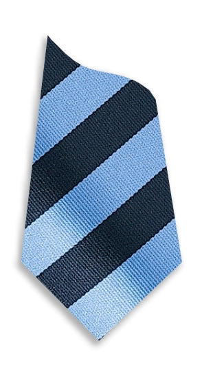 Stock Design Ties in Navy and Sky Equal Stripe (5404-9518) - Lynendo Trade Store