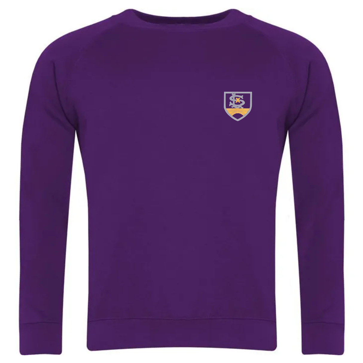 Laxdale Primary School Purple Merit Sweatshirt with logo (EMB)