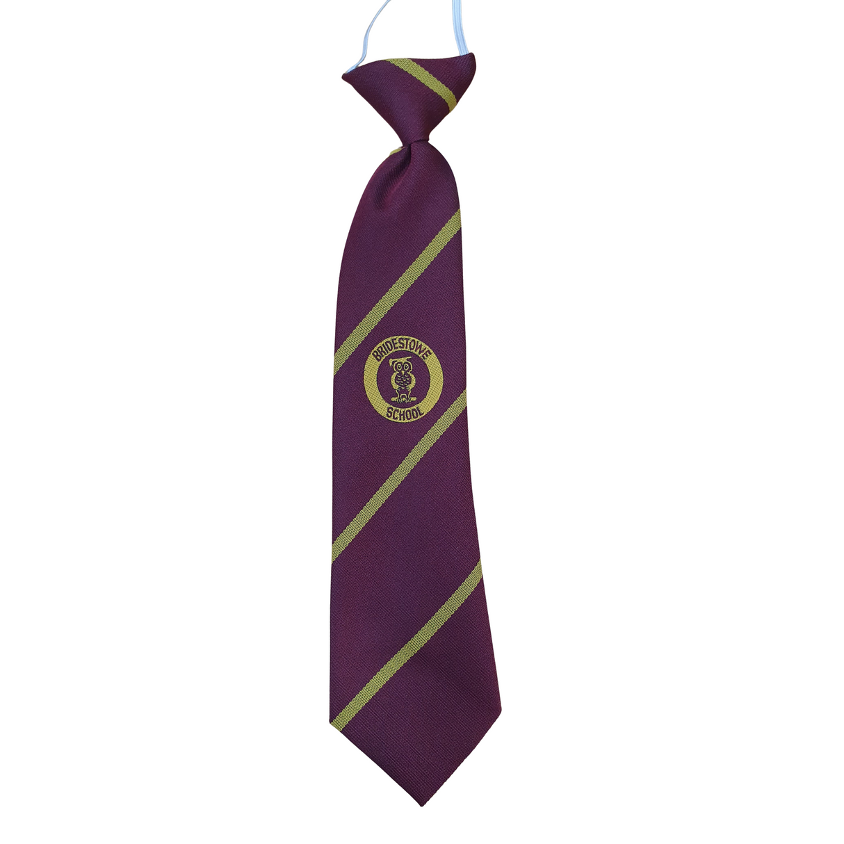 Bridestowe Primary School Maroon Jacquard Tie