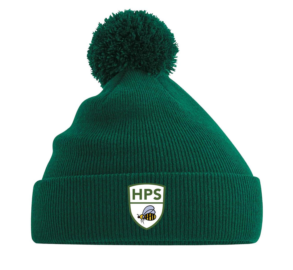 Honeybourne Primary Pom Pom Beanie (EMB)