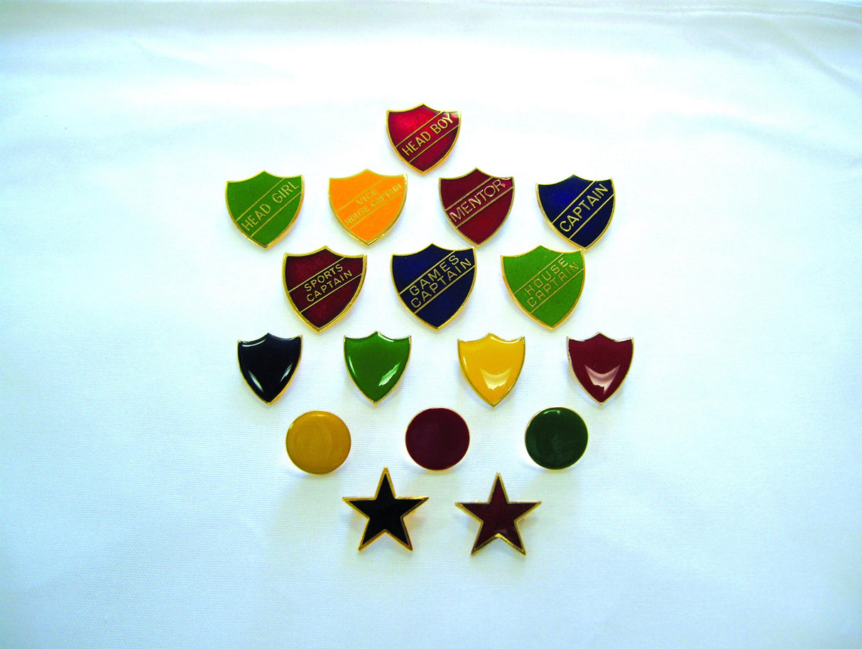 Stock Shield Enamel Badges (6635) - Leonard Hudson Trade Store