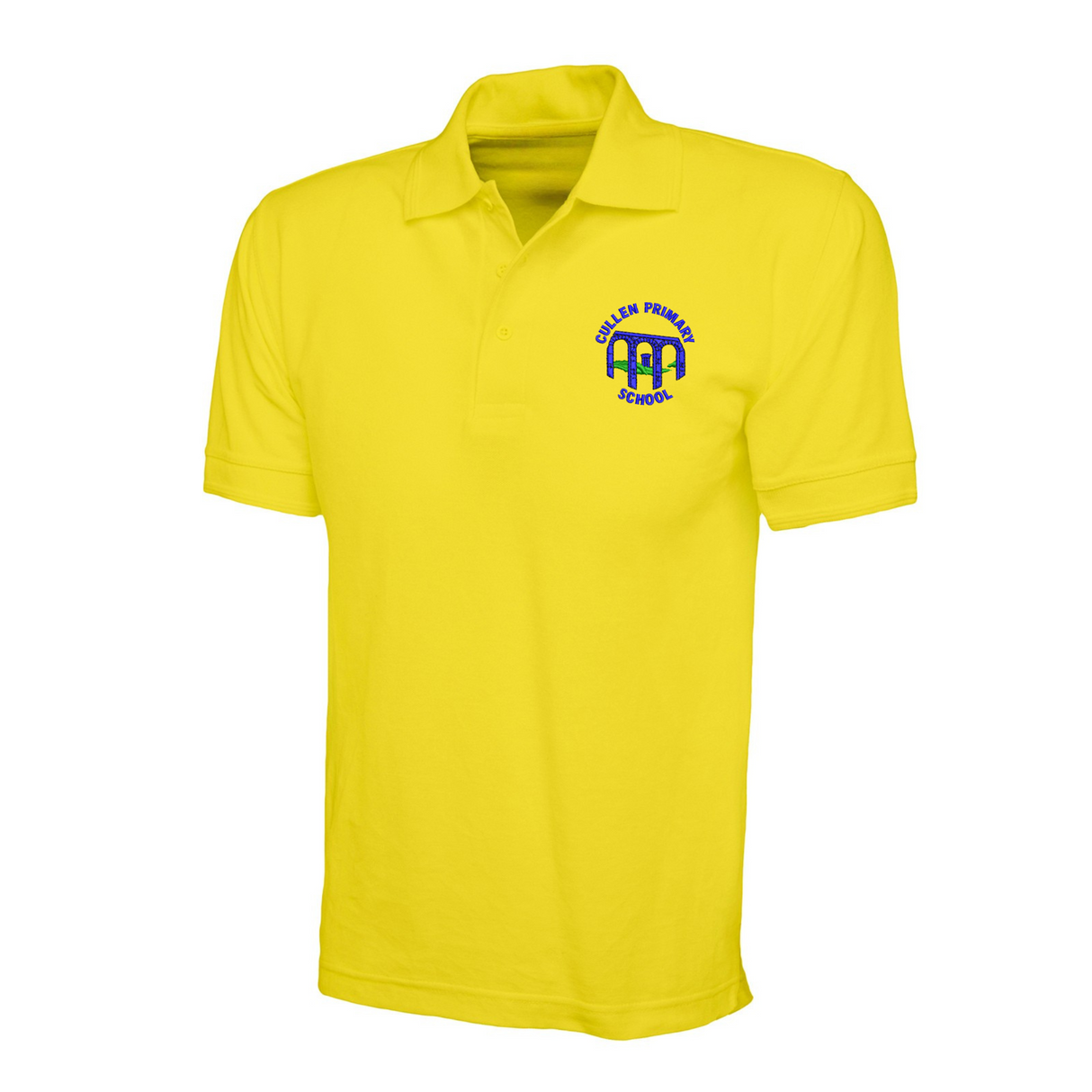 Cullen Primary School Classic Polo with logo (EMB)