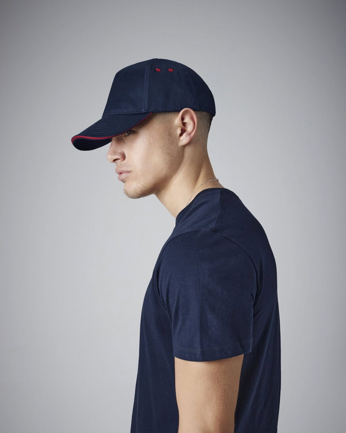 BEECHFIELD - Ultimate 5 Panel Contrast Sandwich Peak Cap - Lynendo Trade Store