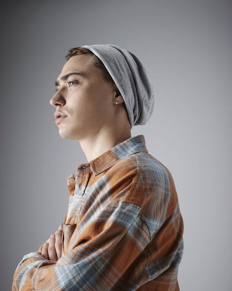 JB361 - Slouch Jersey Beanie- Unisex style - Lynendo Trade Store