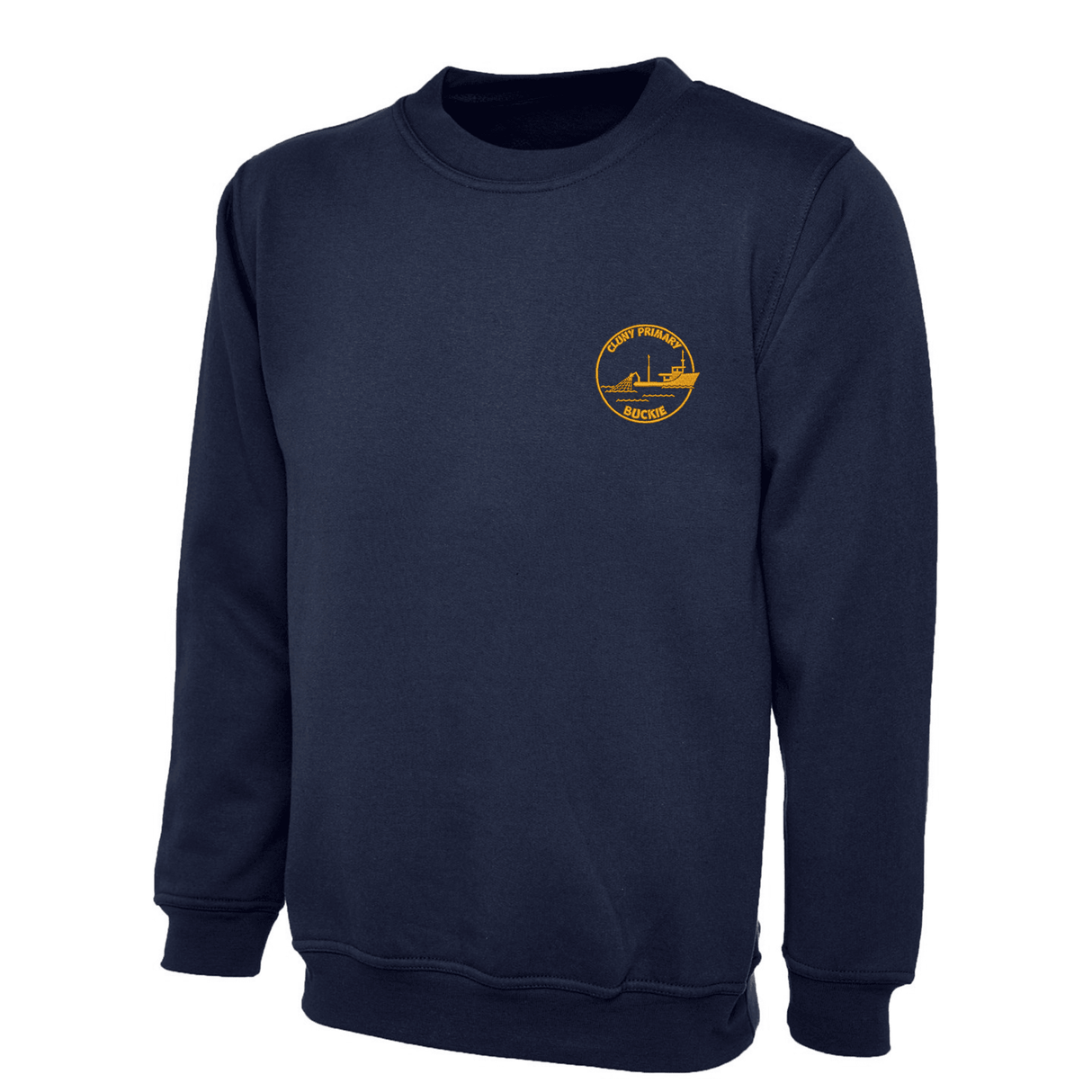Cluny Crew Neck Sweatshirt with Logo (EMB)