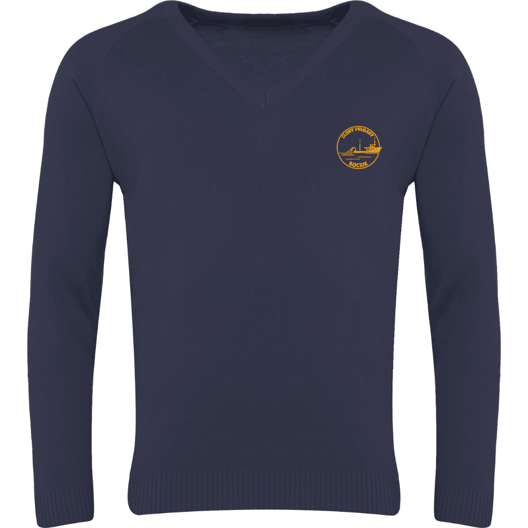 Cluny Knitted Pullover with Logo (EMB)