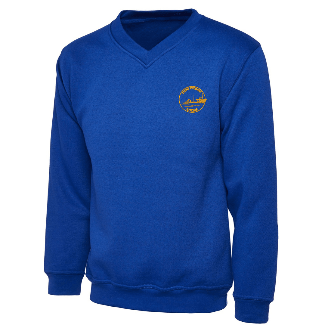 Cluny Crew Neck Sweatshirt with Logo (EMB)