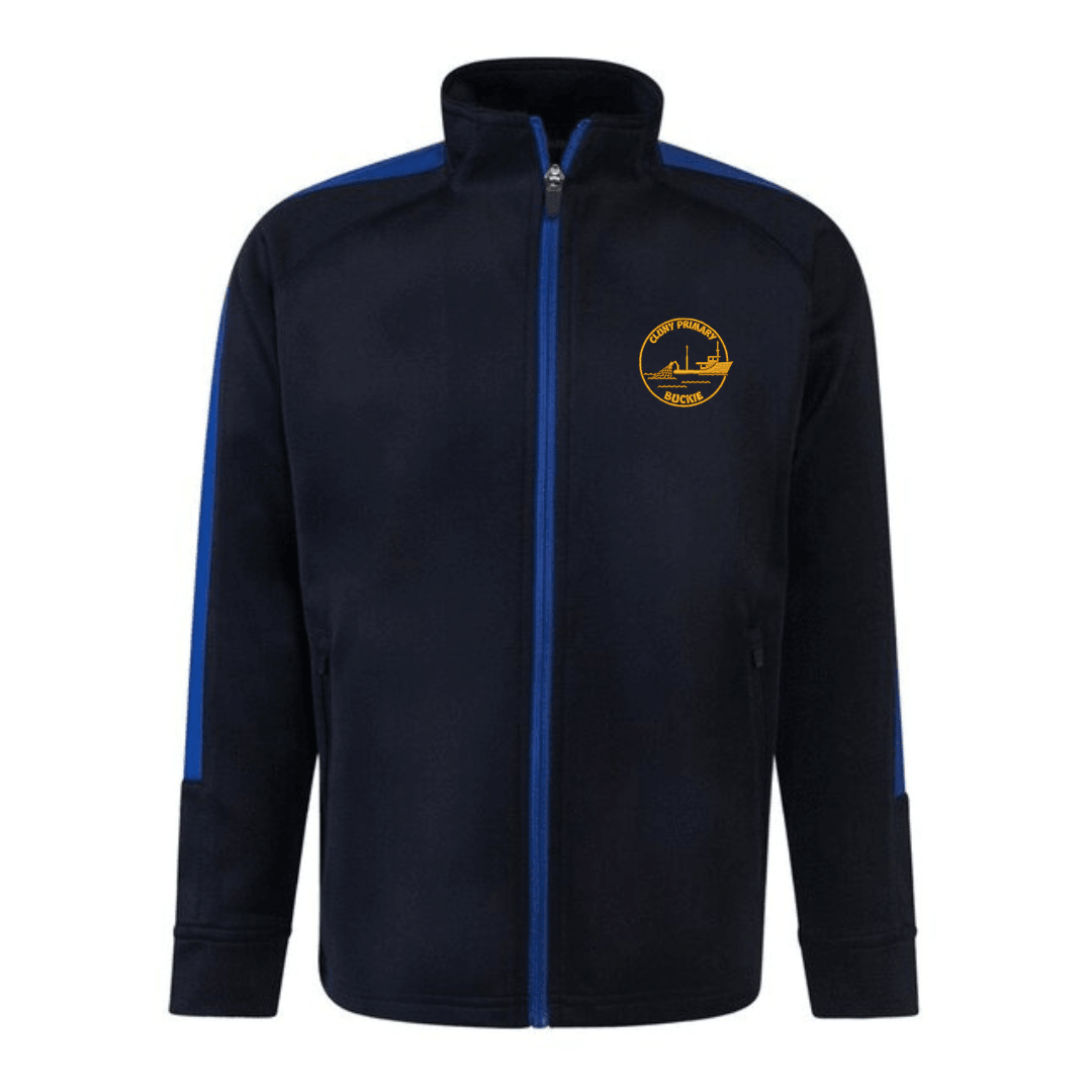 Cluny Knitted Tracksuit Top with logo (EMB)
