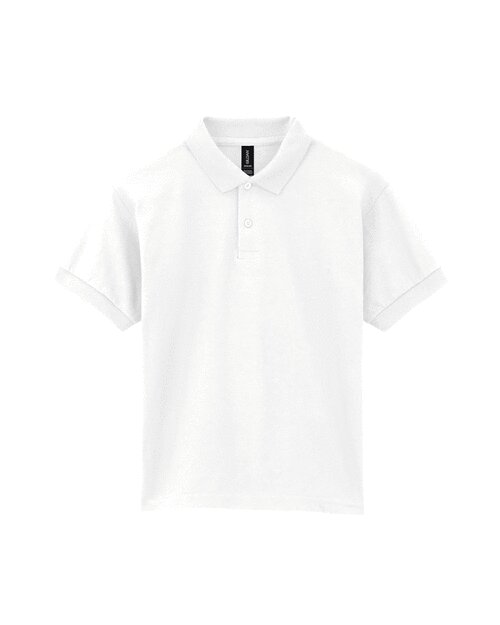 Gildan DryBlend Kids School Polo Shirt GD40B | Ages 5–12